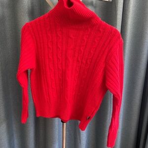 Gianfranco Ferre jeans sweater red, wool, a little heavy and a little stretchy